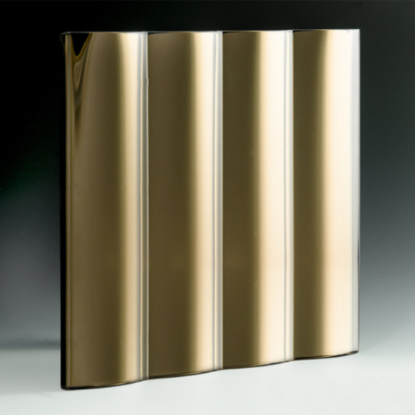 Cathedral Grande Bronze Silvered Glass